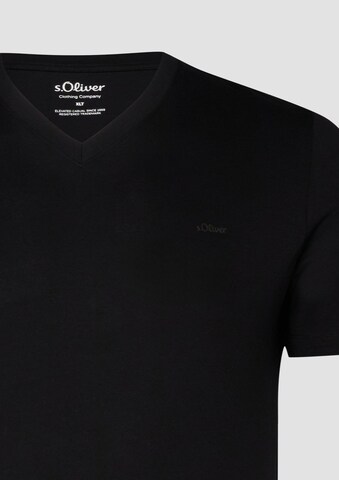 s.Oliver T-Shirt in Schwarz