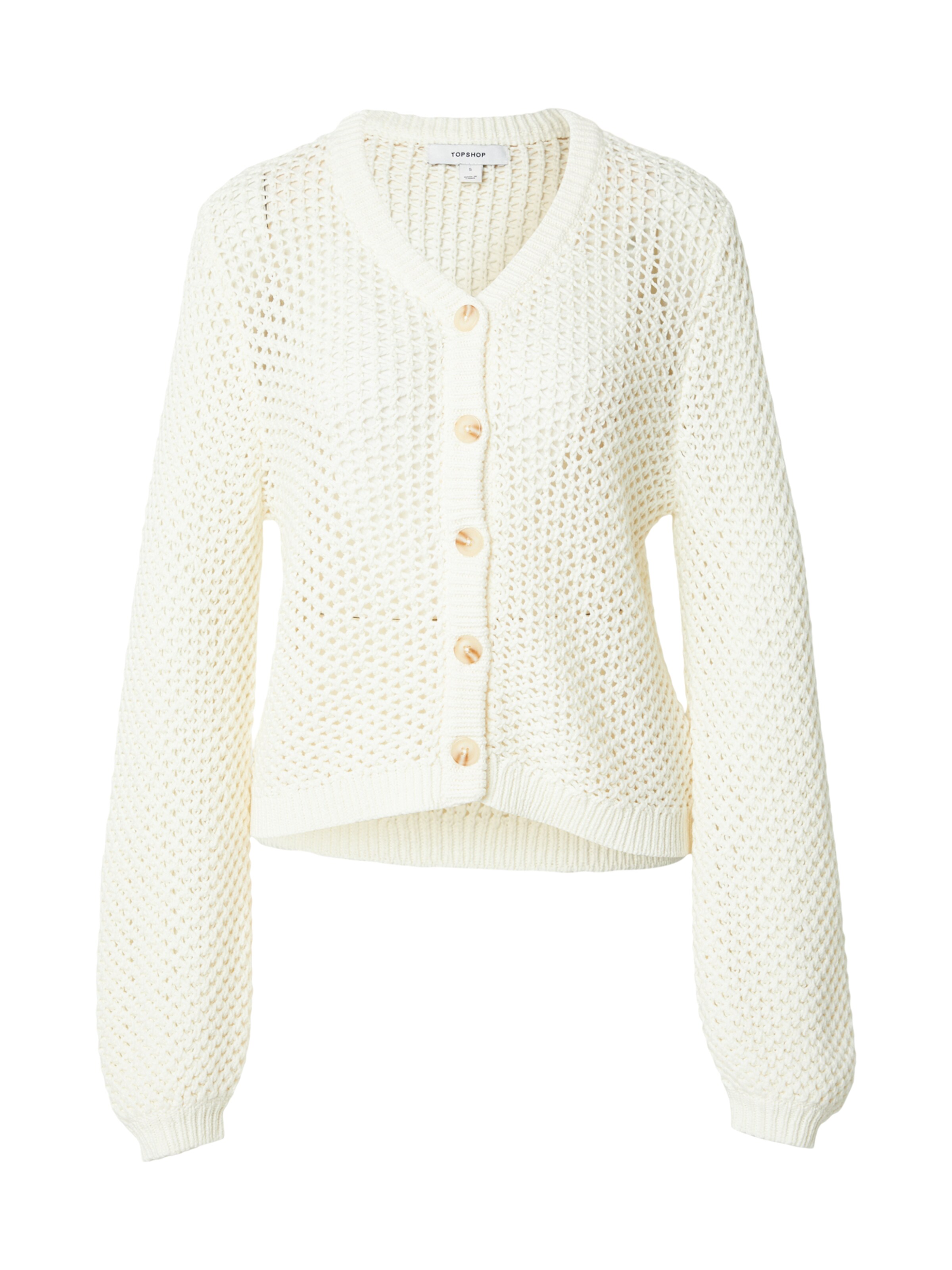 TOPSHOP Kardigán 'EMELIE' - Béžová: predná strana