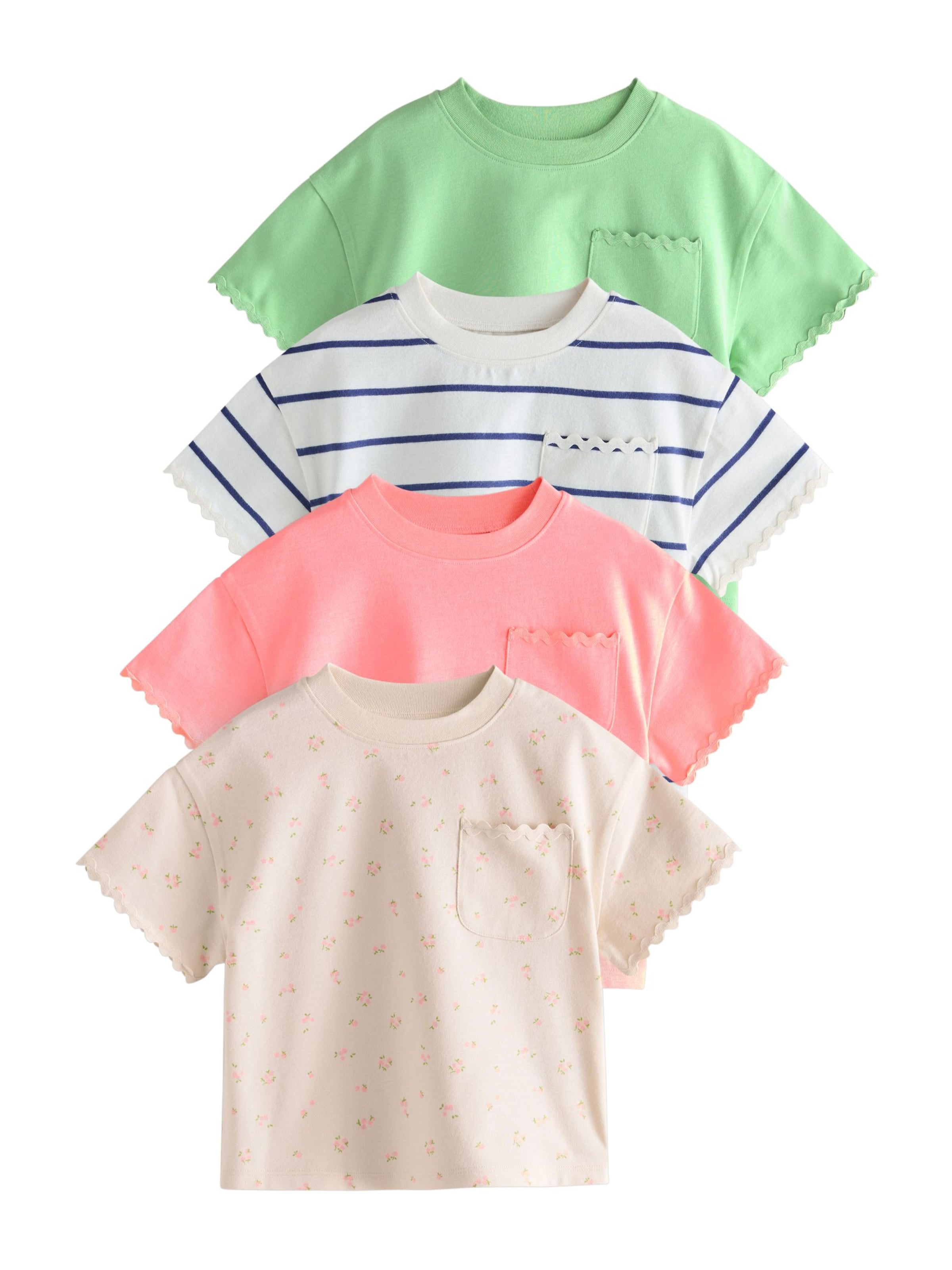 T-Shirt Next en beige : devant
