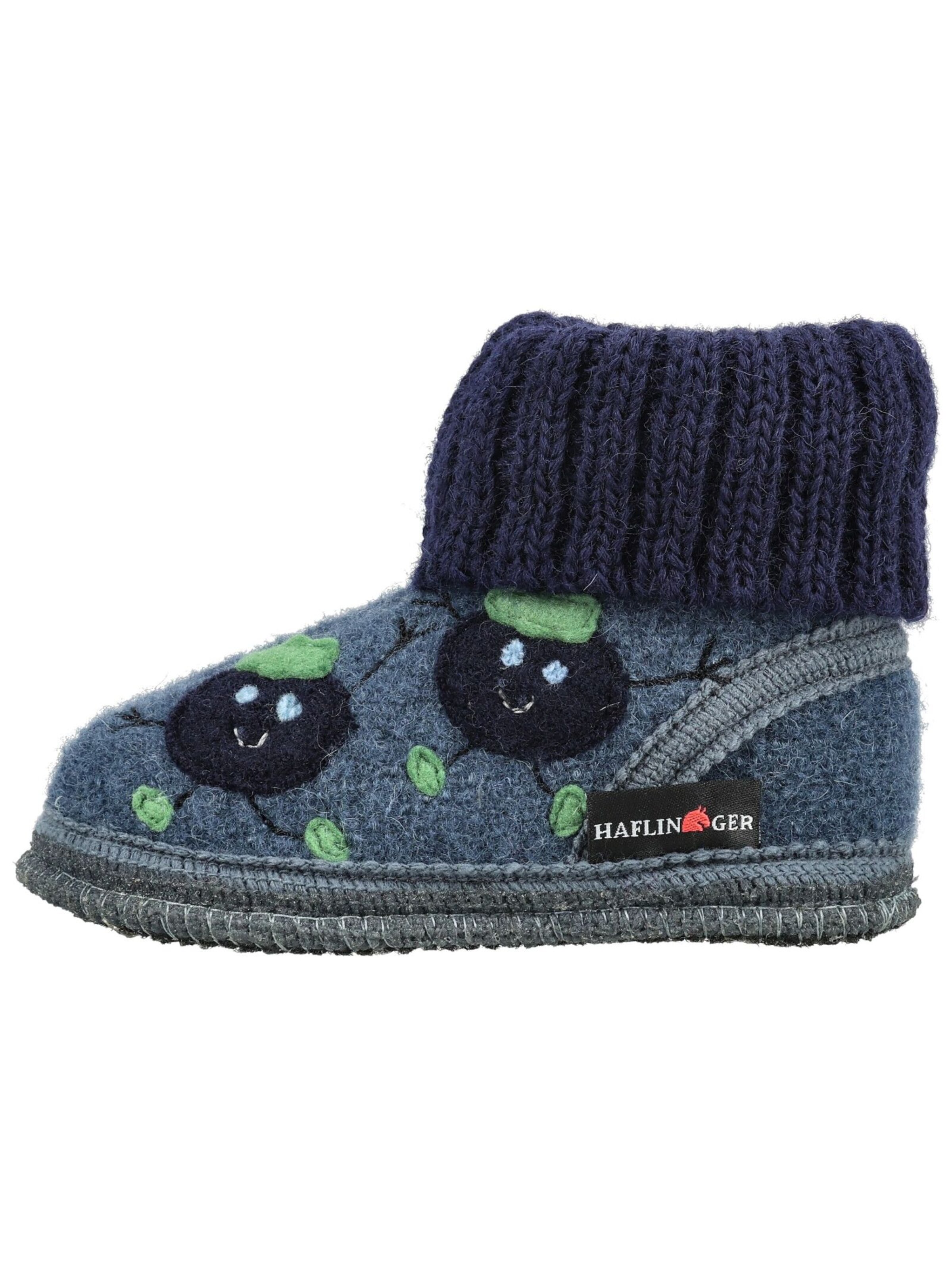 HAFLINGER Hausschuhe in Blau