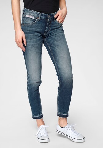 Herrlicher Slimfit Jeans 'Touch' in Zwart: voorkant