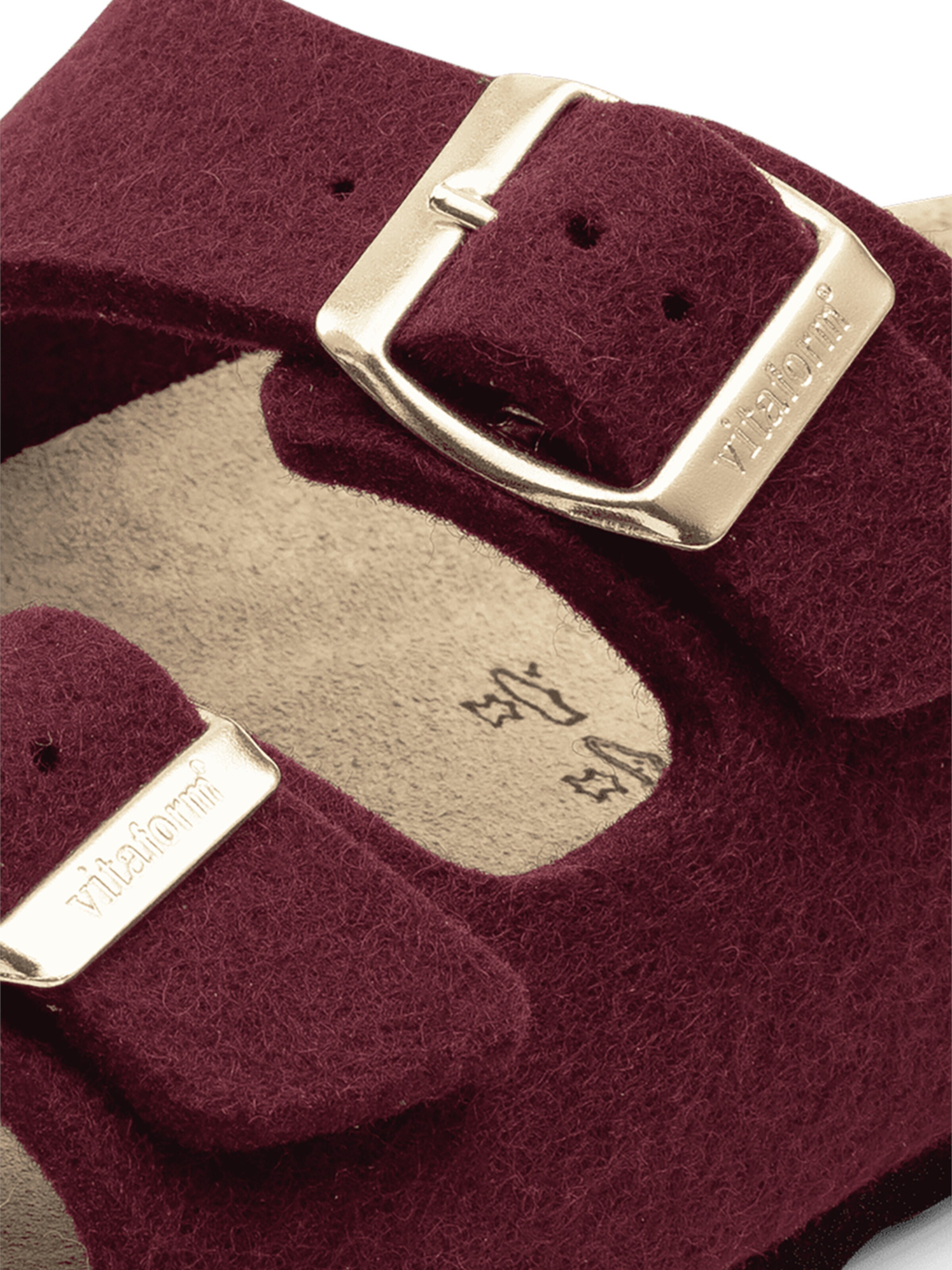 Pantoufle VITAFORM en rouge