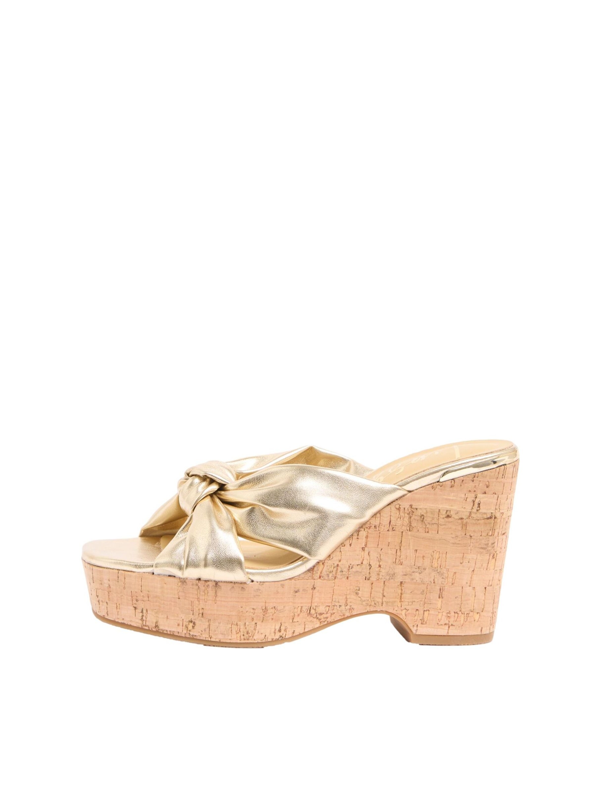 Lipsy Sandal in Gold: front