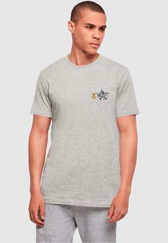 T-Shirt 'Tom and Jerry - Classic Heads' ABSOLUTE CULT en gris : devant