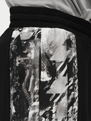 Carlo Colucci Loosefit Kalhoty – černá