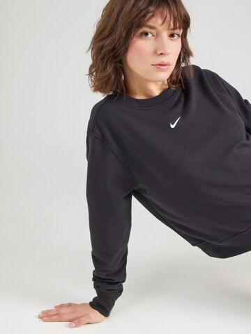 NIKE Sportsweatshirt 'One' in Schwarz