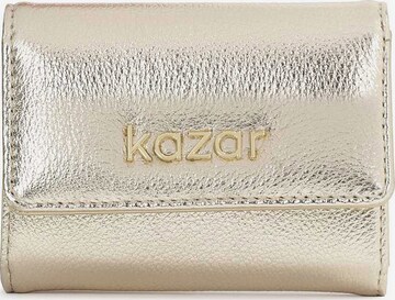 Kazar Wallet in Gold: front