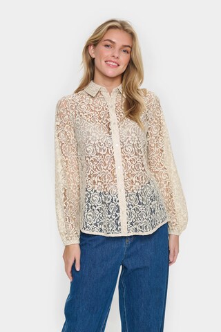 SAINT TROPEZ Blouse 'Jewel' in Geel: voorkant
