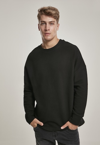 Urban Classics Sweatshirt in Black: front