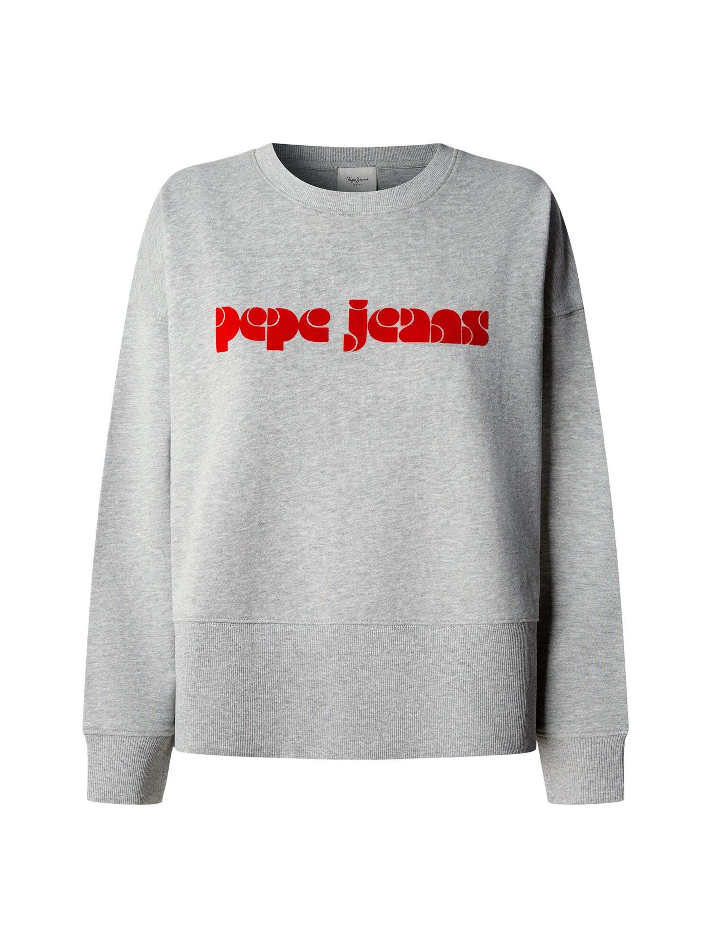 Pepe Jeans Sweatshirt in Grau: Vorderseite