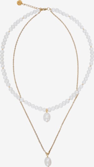 GG Unique FRESHWATER PEARL NECKLACE WITH PEARL PENDANTS in weiß, Produktansicht