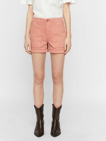 VERO MODA Regular Pants in Pink: front