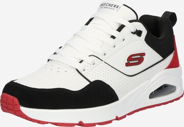 SKECHERS Sneakers 'UNO - RETRO ONE' in White: front