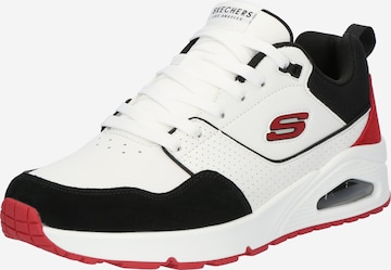 Sneaker bassa 'Uno - Retro One' di SKECHERS in bianco: frontale