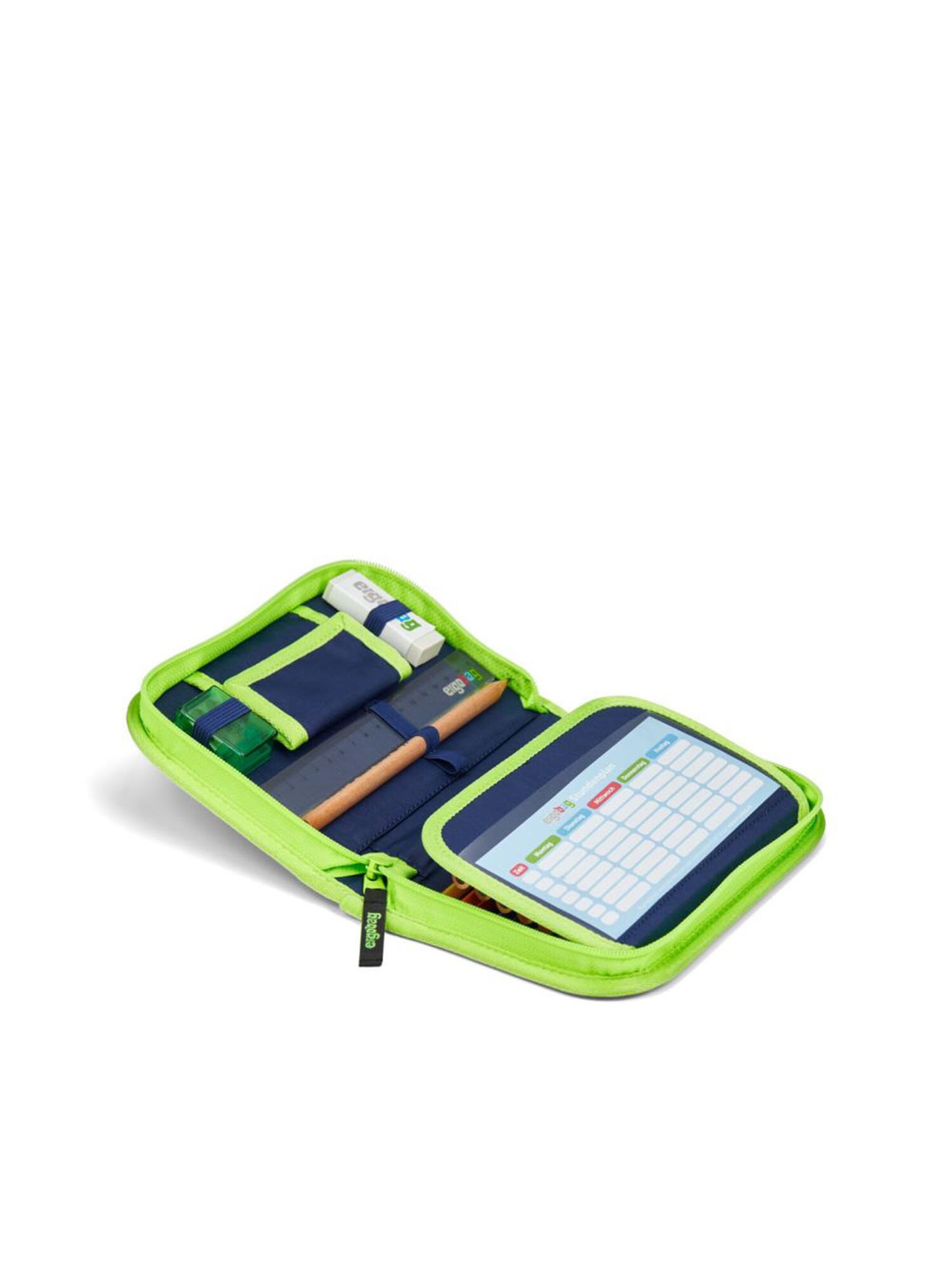 ergobag Rucksack 'Cubo Set 5 tlg'‌‌‌‌‌‌‌‌‌ in Grün