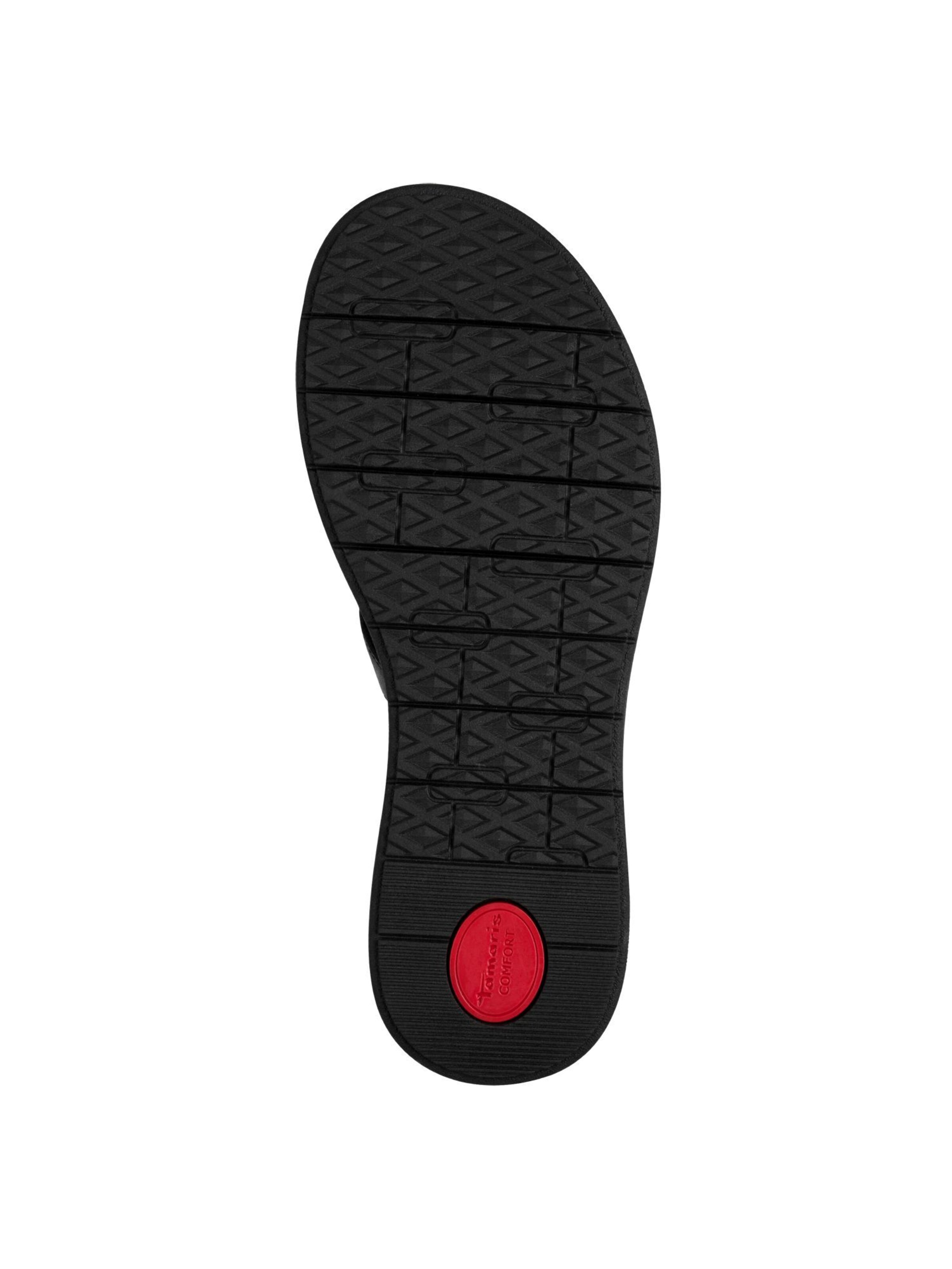 Sandales à lanières 'Comfort' Tamaris en noir