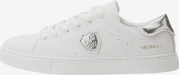 19V69 ITALIA Platform trainers ' Nala ' in White: front