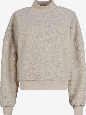 Urban Classics Sweatshirt 'Sherpa' in Beige: predná strana