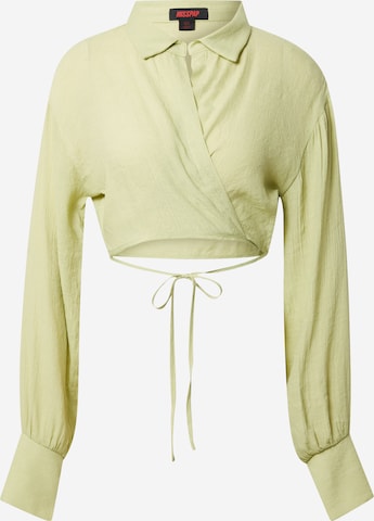 Misspap - Blusa en verde: frente