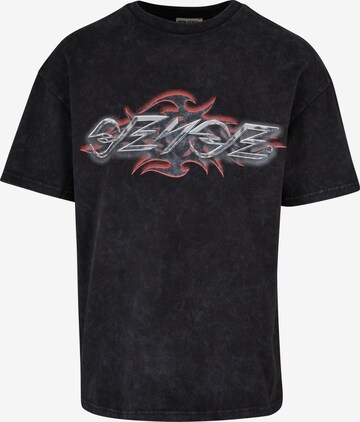 9N1M SENSE Shirt 'Sense Tribal' in Black: front