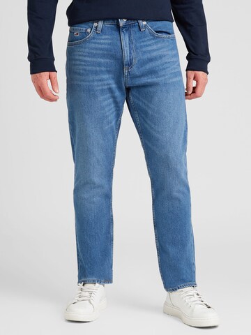 mėlyna Tommy Jeans Prigludęs Džinsai 'SCANTON': priekis