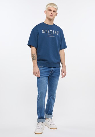 MUSTANG Sweatshirt in Blau