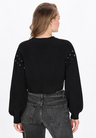 Cardigan myMo ROCKS en noir
