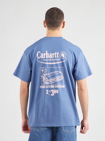 Maglietta 'Catalogue' di Carhartt WIP in blu: frontale