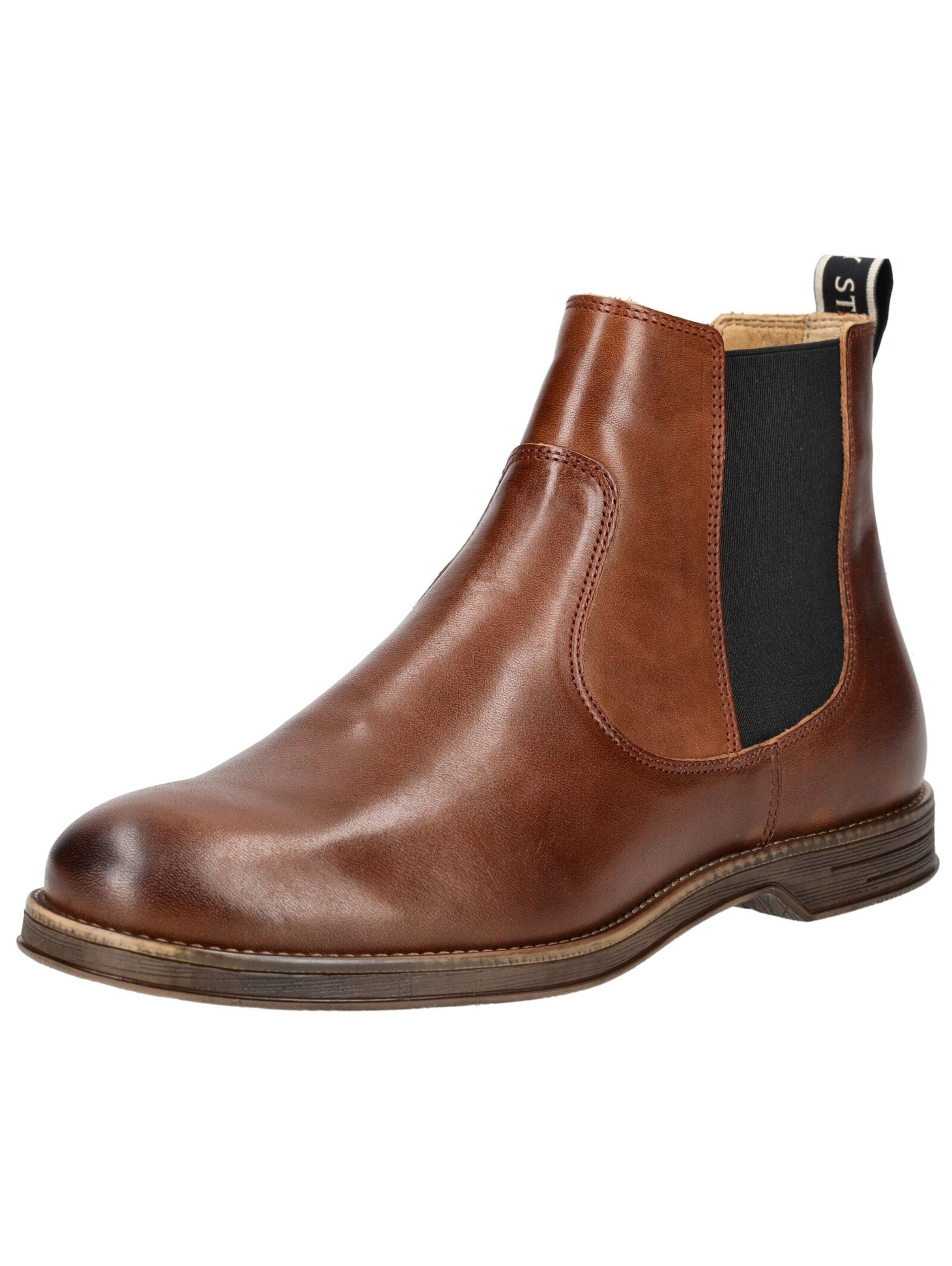 Chelsea Boots Sneaky Steve en marron : devant
