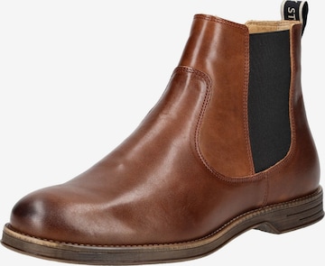 Chelsea Boots Sneaky Steve en marron : devant