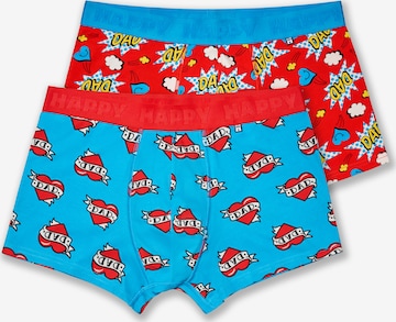 Happy Socks Boxerky - Modrá: predná strana
