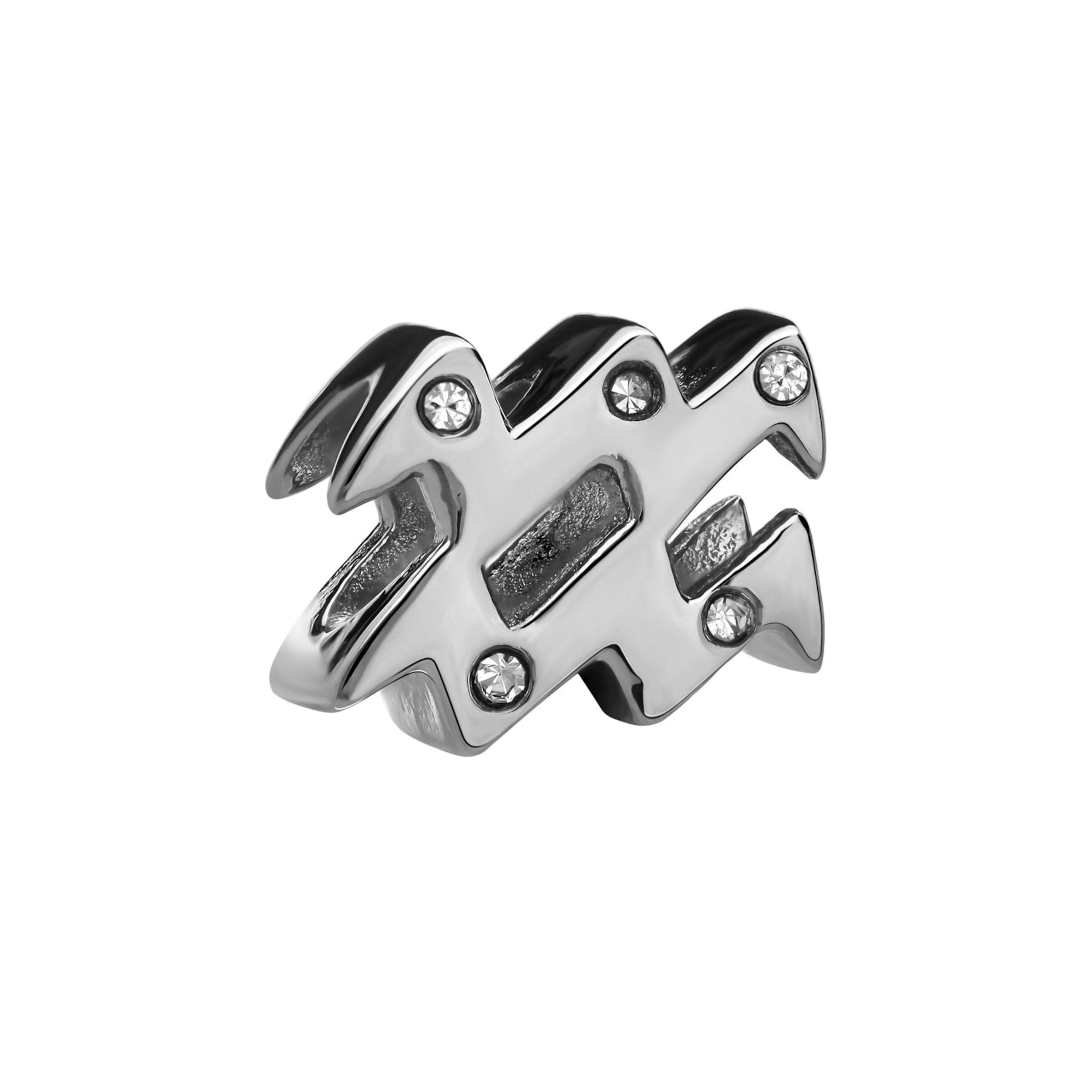 Lucardi Hangers in Zilver: voorkant