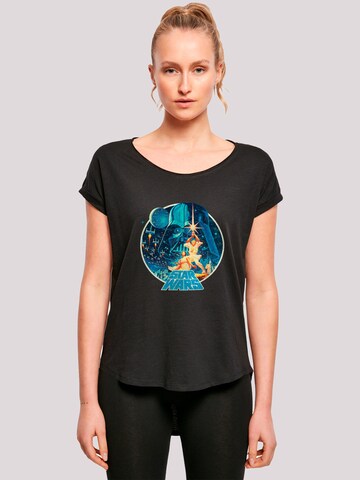 T-shirt 'Star Wars Vintage Victory' F4NT4STIC en noir : devant