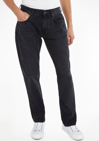 TOMMY HILFIGER Regular Jeans in Black: front