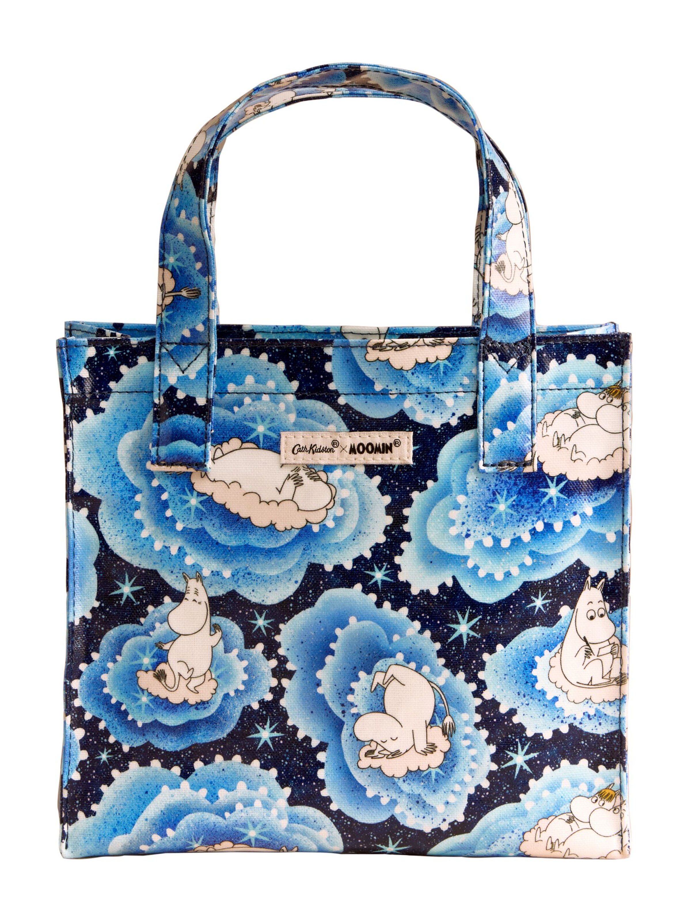 Shopper 'Small Moomins' di Cath Kidston in blu: frontale
