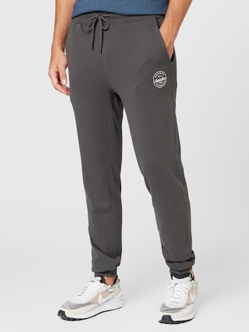 Effilé Pantalon 'GORDON' JACK & JONES en gris : devant