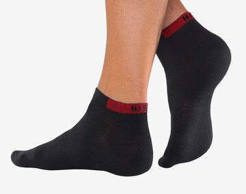 H.I.S Regular Ankle Socks in Grey: front