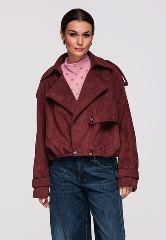 Ombre Tussenjas in Rood: voorkant