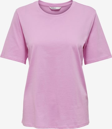 T-shirt ONLY en violet : devant