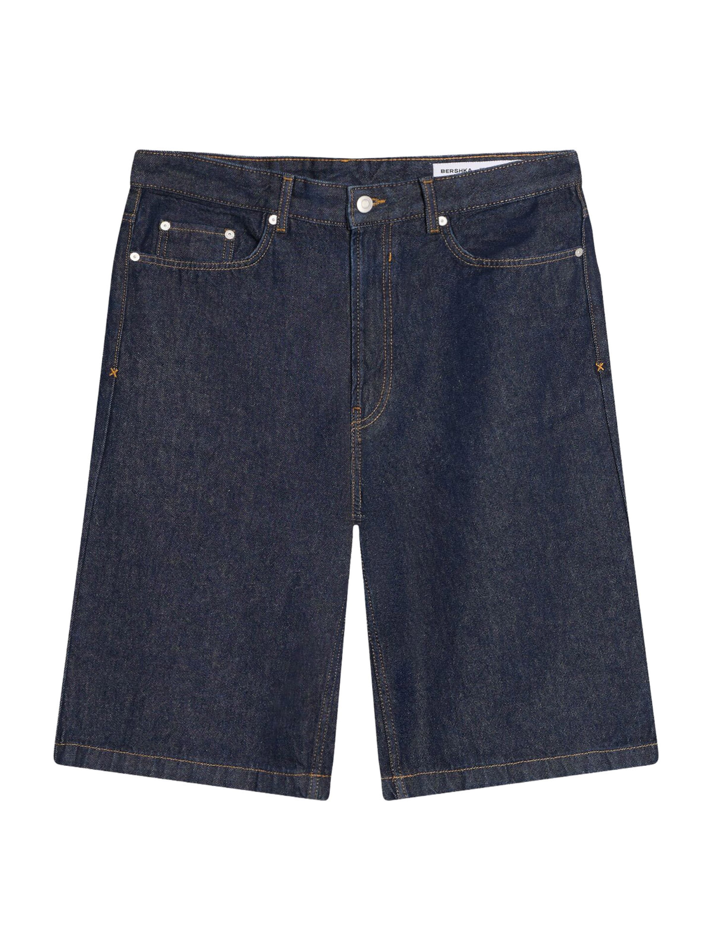 Baggy Jean Bershka en bleu : devant