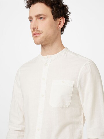 BLEND Slim fit Button Up Shirt in White