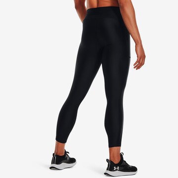 UNDER ARMOUR Skinny Sporthose 'Heatgear' in Schwarz