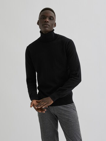 Bertoni Sweater 'Henrik' in Black: front