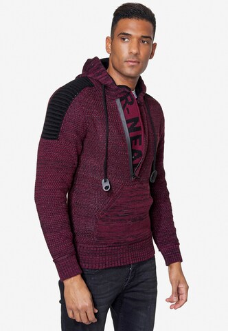 Rusty Neal Sweater 'Knitwear' in Red: front