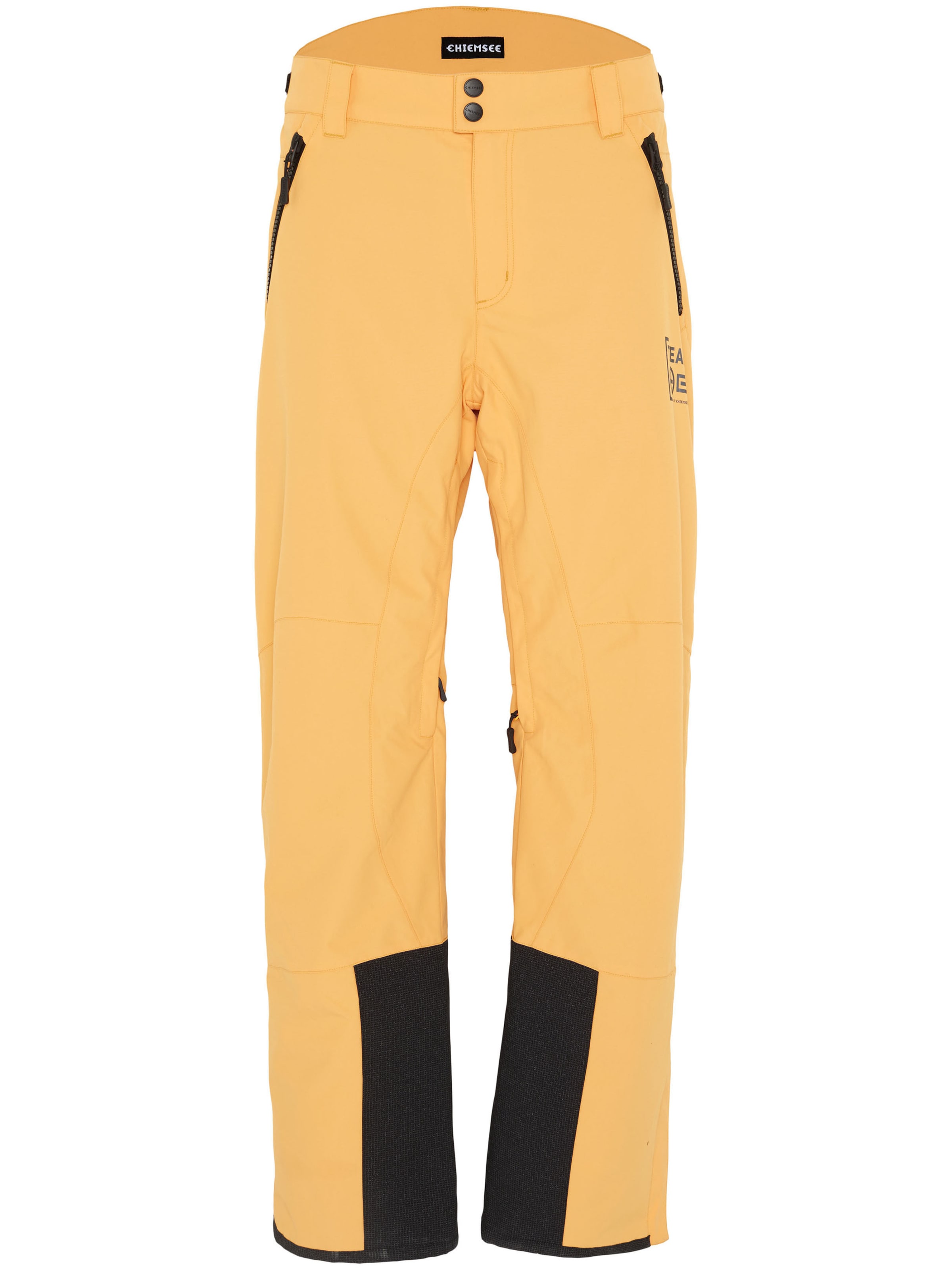 CHIEMSEE Regular Skihose ' mit reflektierendem Logo Print ' in Orange: Vorderseite