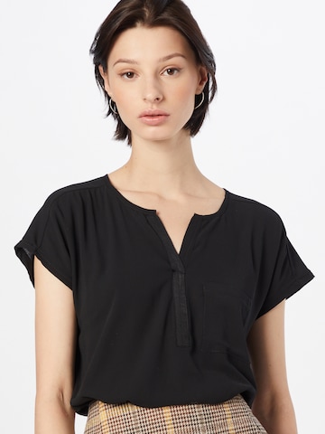 Fransa Blouse 'Zawov' in Zwart: voorkant