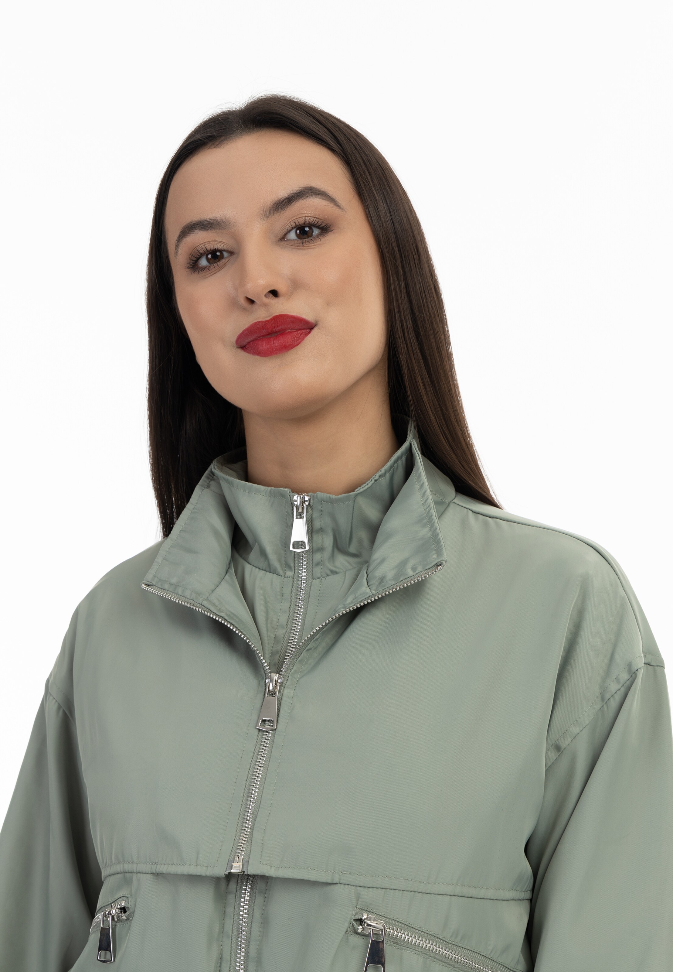 faina Преходно яке в сиво