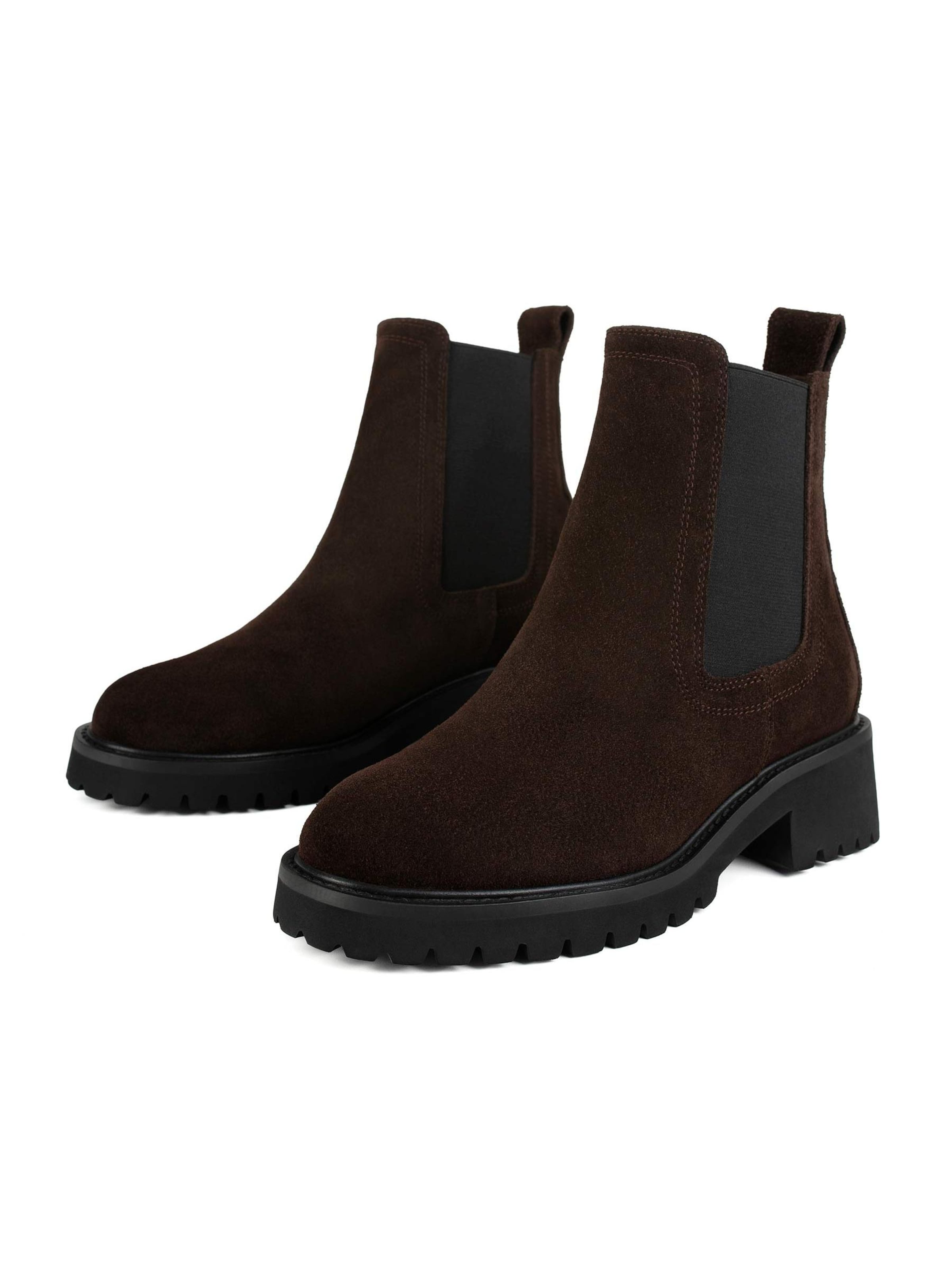 L37 HANDMADE SHOES Enkellaarsje 'FROM THE BEST' in Bruin: voorkant