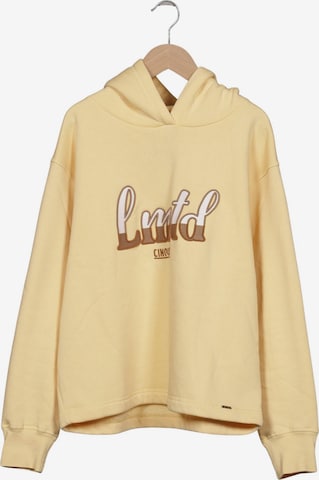 CINQUE Kapuzenpullover L in Gelb: Vorderseite