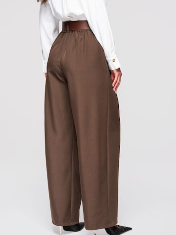 Ombre Wide leg Trousers in Brown